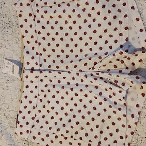 J Crew Womens / Girls Lady Bug Printed Shorts 00size